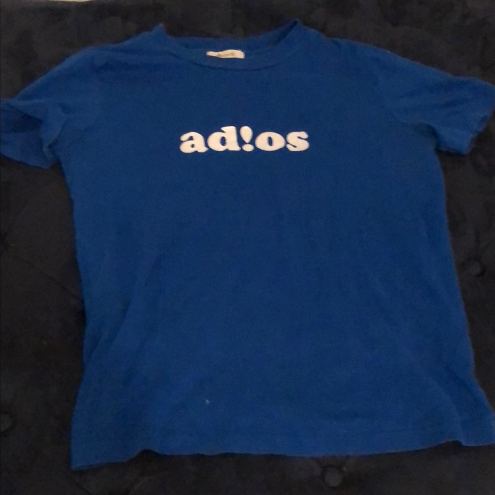Madewell Blue adios shirt